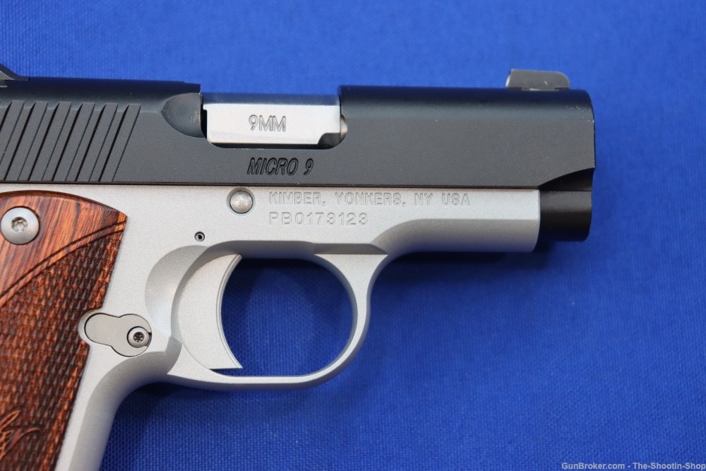 Kimber MICRO 9 Pistol 9MM 2-TONE Rosewood Grip Micro9 Compact Semi Auto SA -img-6