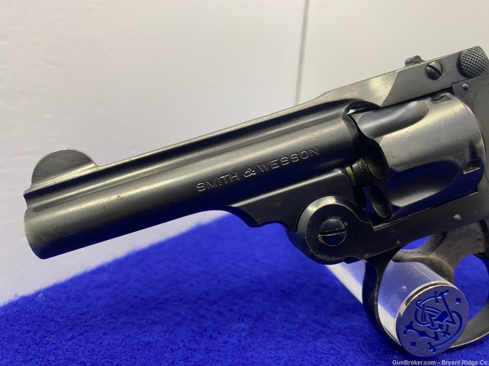 Smith & Wesson .32 Double-Action 4th Model Blue 3" *AMAZING LEMON SQUEEZER*-img-9