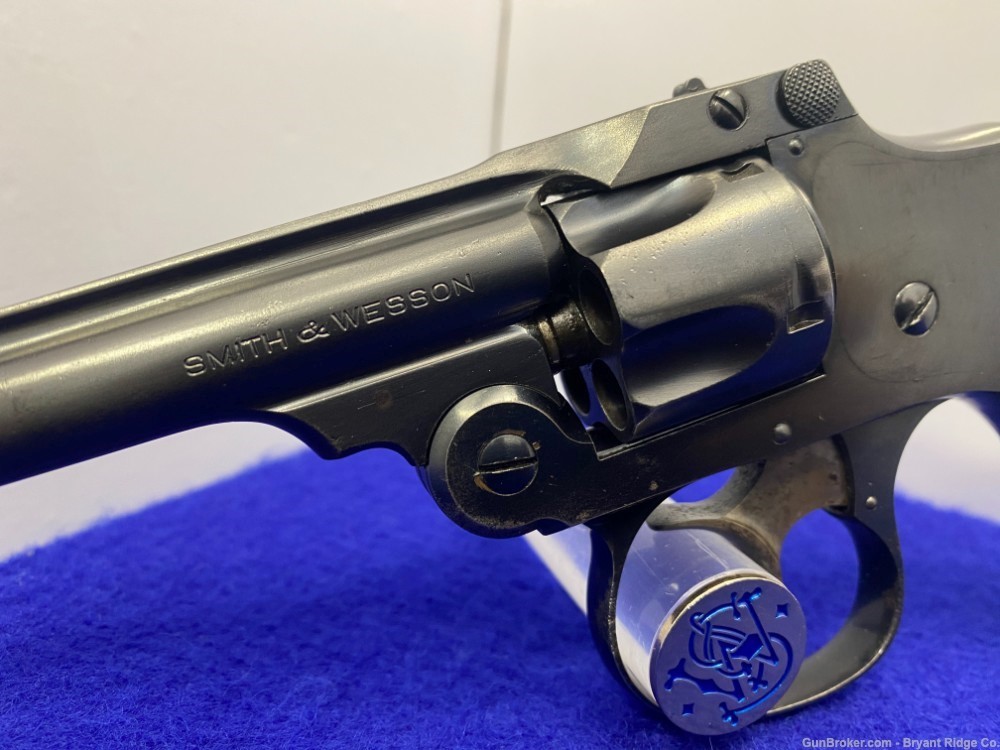 Smith & Wesson .32 Double-Action 4th Model Blue 3" *AMAZING LEMON SQUEEZER*-img-6
