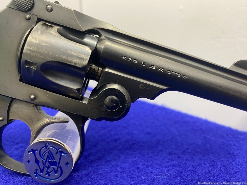 Smith & Wesson .32 Double-Action 4th Model Blue 3" *AMAZING LEMON SQUEEZER*-img-18