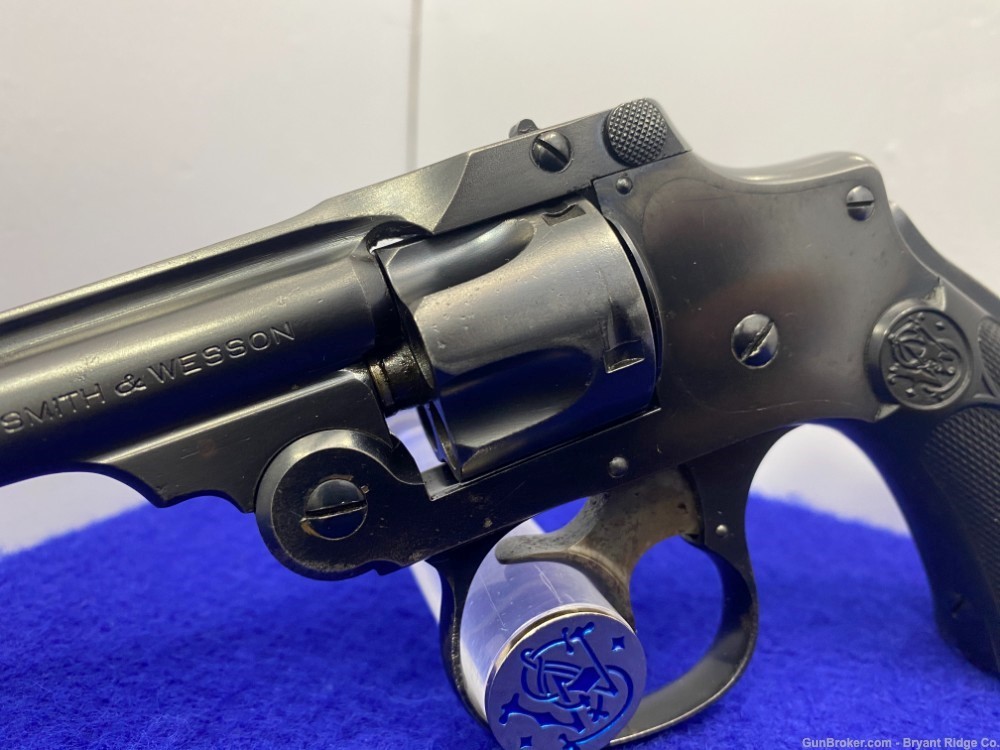 Smith & Wesson .32 Double-Action 4th Model Blue 3" *AMAZING LEMON SQUEEZER*-img-8