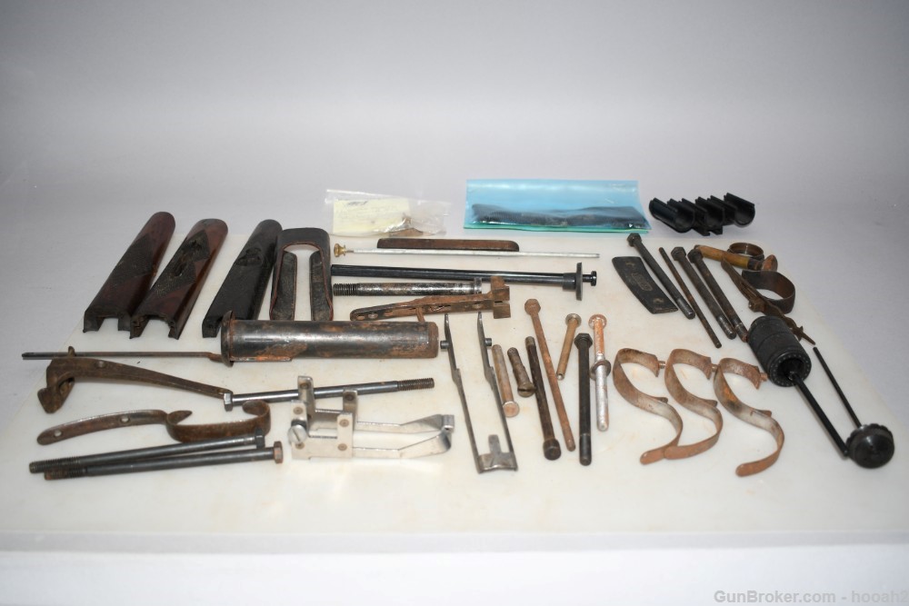 Gun Parts Lot 9 Assorted Pump SxS Shotgun Parts READ-img-0