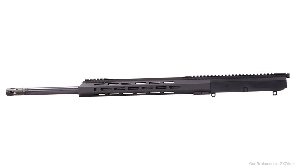 AR-10 22" 6.5 Creedmoor Side Charging Nitride Upper Receiver & BCG Heavy-img-1