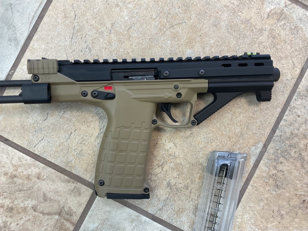 KEL-TEC CP33 TAN 22 CP33TAN With FARROWTECH BRACE AND ANGLED FOREEND  -img-2