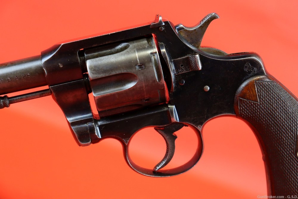 *1st issue Colt Officers model Target .38 Colt 6" revolver-VG COND!-img-3