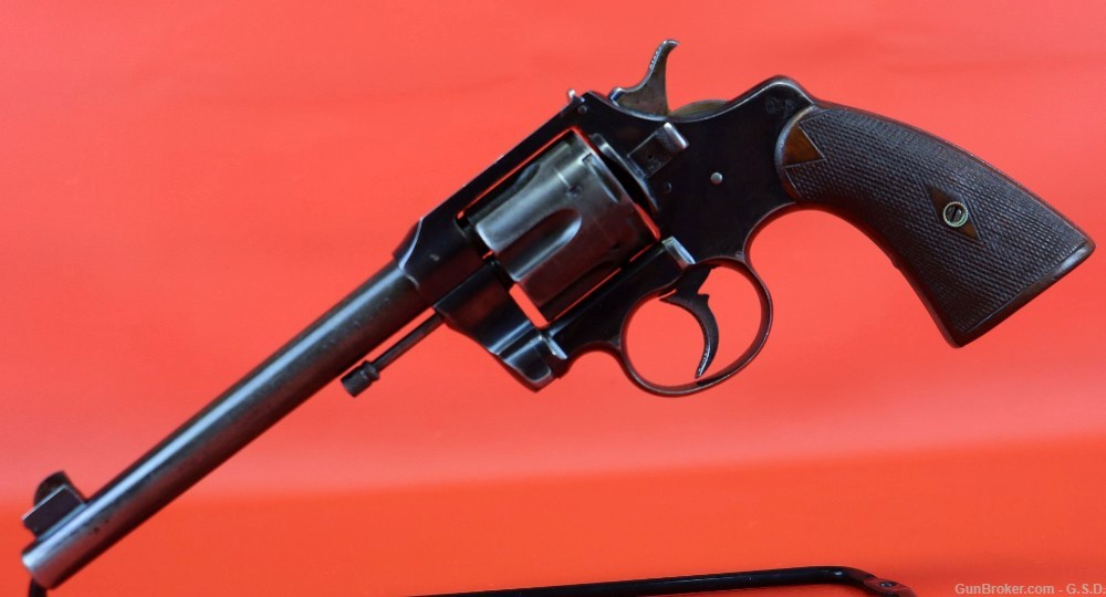 *1st issue Colt Officers model Target .38 Colt 6" revolver-VG COND!-img-2