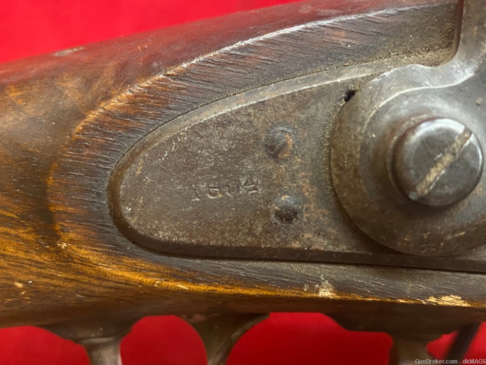 US Springfield 1864 Trap Door Black Powder Military Rifle 50-70 -img-4