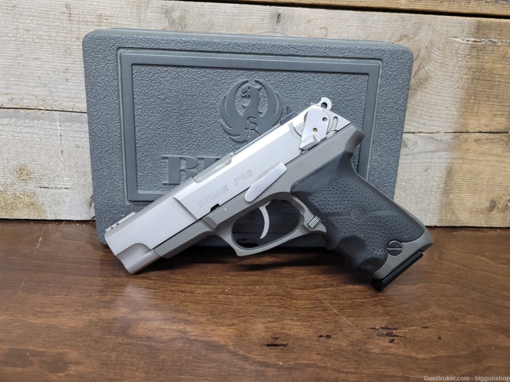 Ruger P90 45ACP Stainless Good Condition-img-1