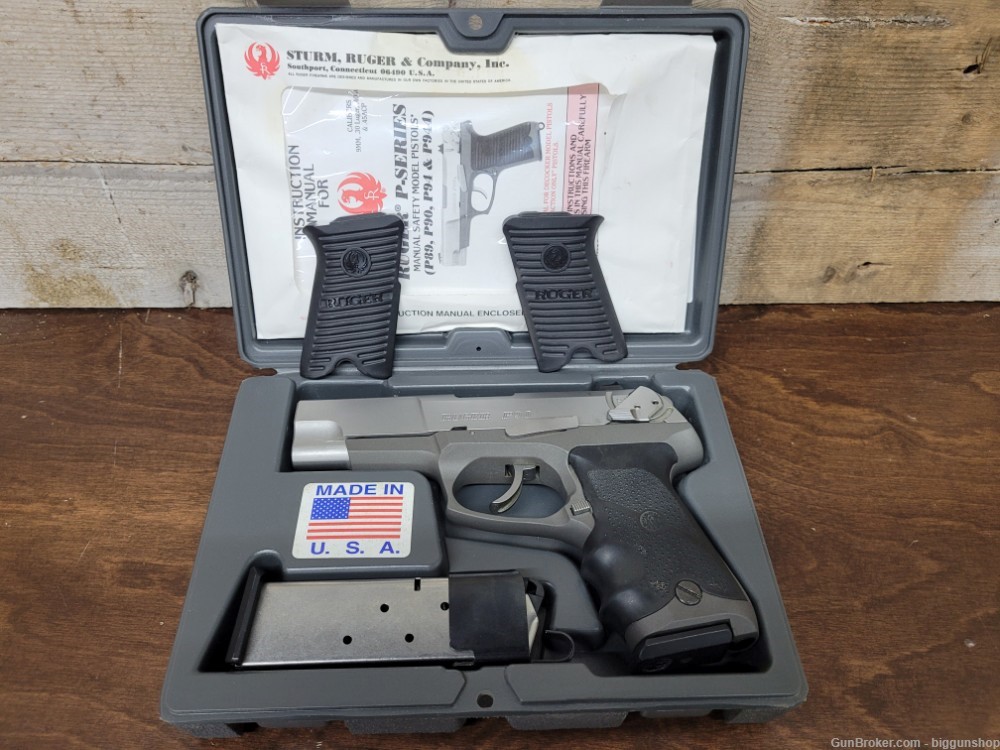 Ruger P90 45ACP Stainless Good Condition-img-15