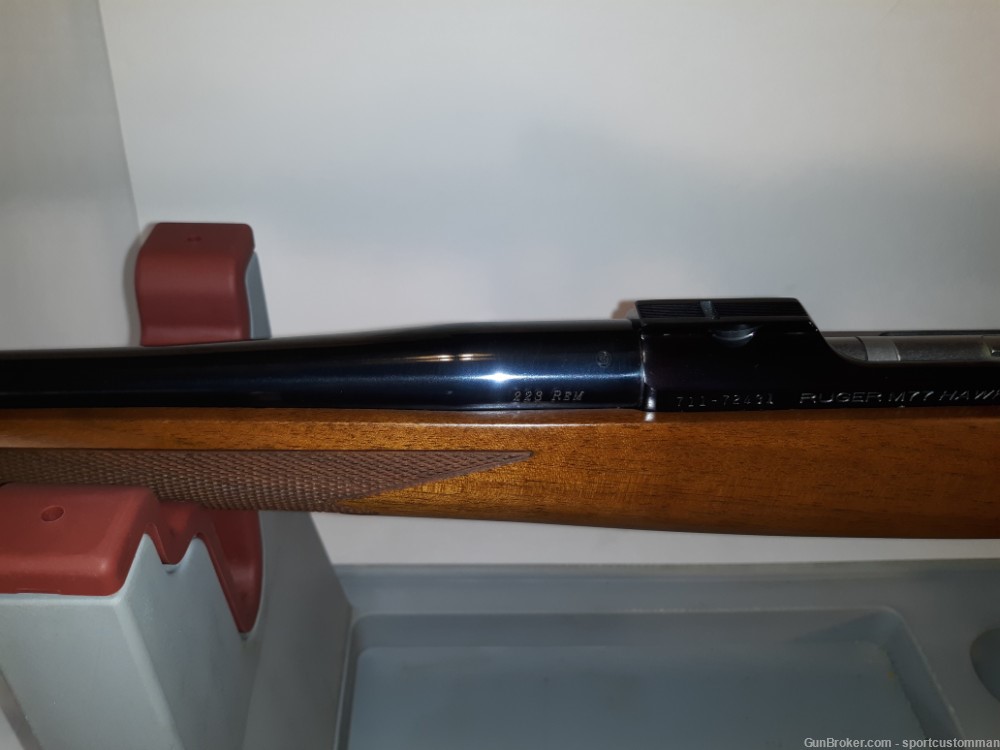 Ruger M77 Hawkeye 223 Rem! New and never fired! Flawless, Rings, Lock, Box-img-4