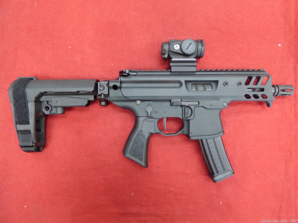 Sig Sauer MPX Copperhead 4.5" Pistol w/ Folding SBA3 Duty RDS 9mm Aimpoint-img-0