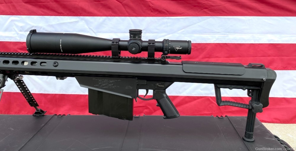 Barrett M107A1 50 BMG W/ Trijicon 10 Mile 5-50x56mm Scope -img-2