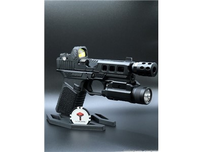 New Custom glock 19 gen3 black w optic SCT Frame w Leo Precision slide 9mm
