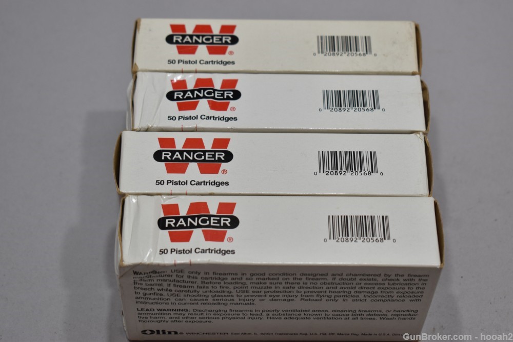 4 Boxes 200 Rds Winchester 9mm Ranger SXT Controlled Expansion 147 G -img-6