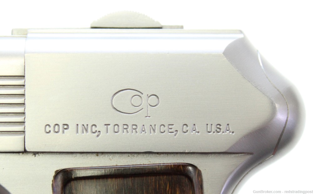 COP Inc Compact Off Duty Police 3.25" Barrel 357 Mag 4 Shot Derringer w Box-img-5