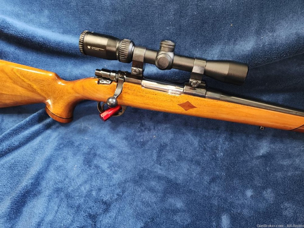 CVA Sporter Santa Barbara Jeweled Mauser 98 Action in 7mm Rem Mag  *NICE!*-img-1