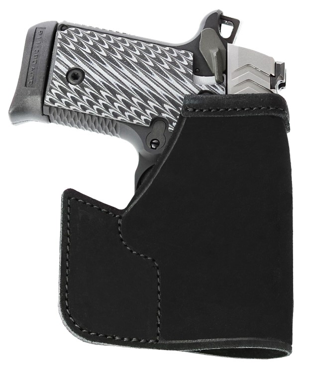 Galco Pocket Protector - Black Leather,Sig P238,Ambidextrous Hand-img-0