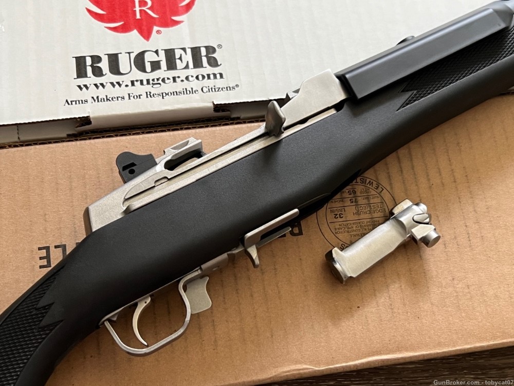 Ruger Mini 14 Stainless Tactical With Factory Spare Fitted Bolt NR-img-0