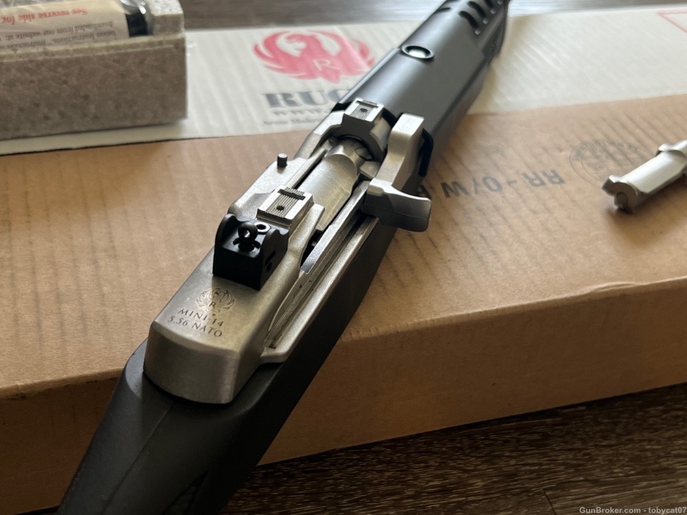 Ruger Mini 14 Stainless Tactical With Factory Spare Fitted Bolt NR-img-8