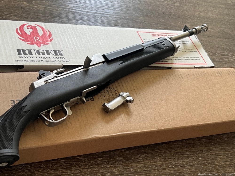 Ruger Mini 14 Stainless Tactical With Factory Spare Fitted Bolt NR-img-15