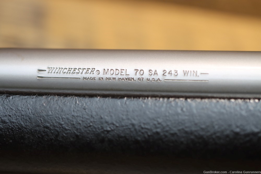 Winchester Model 70 .243 Win Varmint Heavy Shadow Bolt Action Rifle 26"-img-13