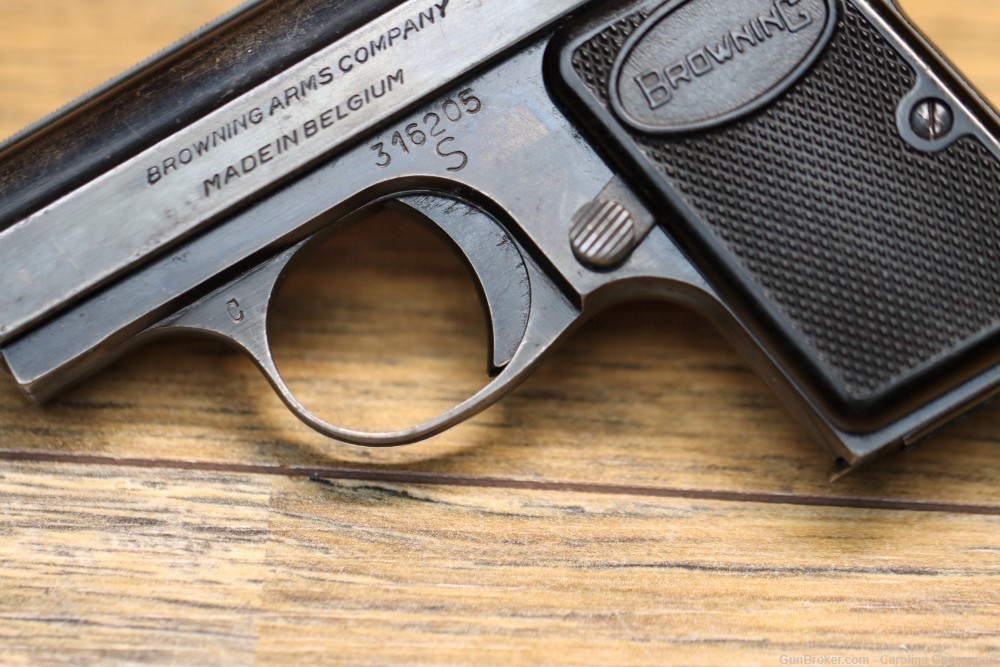 Browning Baby Semi Automatic Pistol Vest Pocket 25 ACP 1965-img-5
