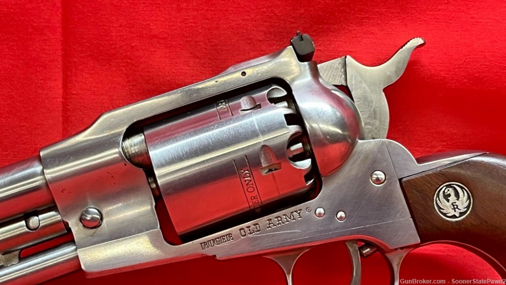 Ruger Old Army 44 Caliber 7.50" Single Action Revolver - Stainless-img-3