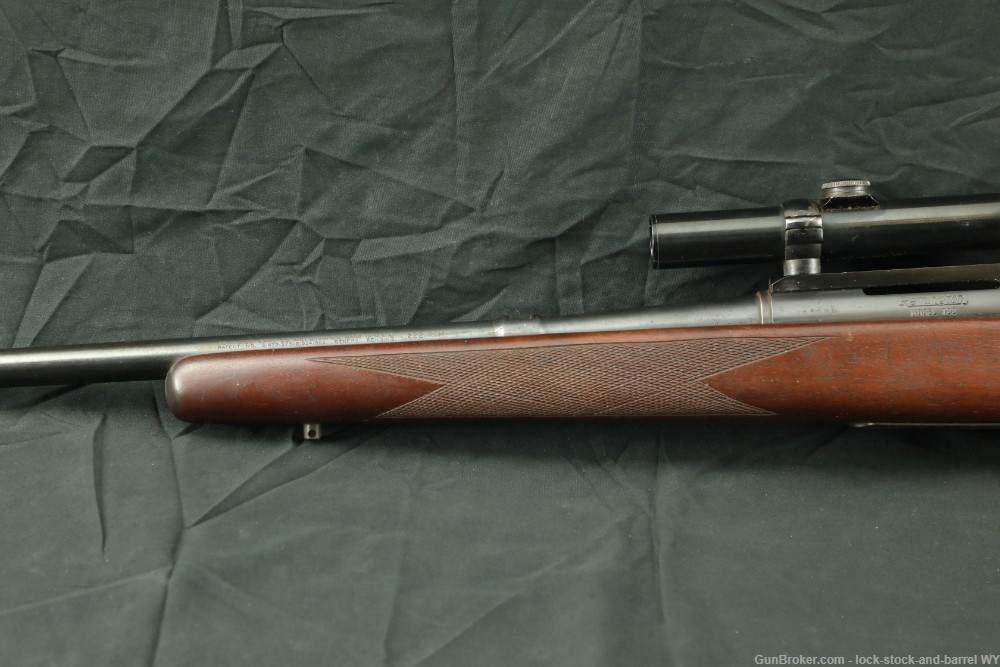 Remington Model 722 22" .222 Rem. Bolt Action Rifle & Scope, 1955 C&R-img-9