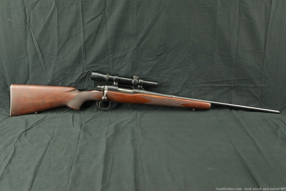 Remington Model 722 22" .222 Rem. Bolt Action Rifle & Scope, 1955 C&R-img-2