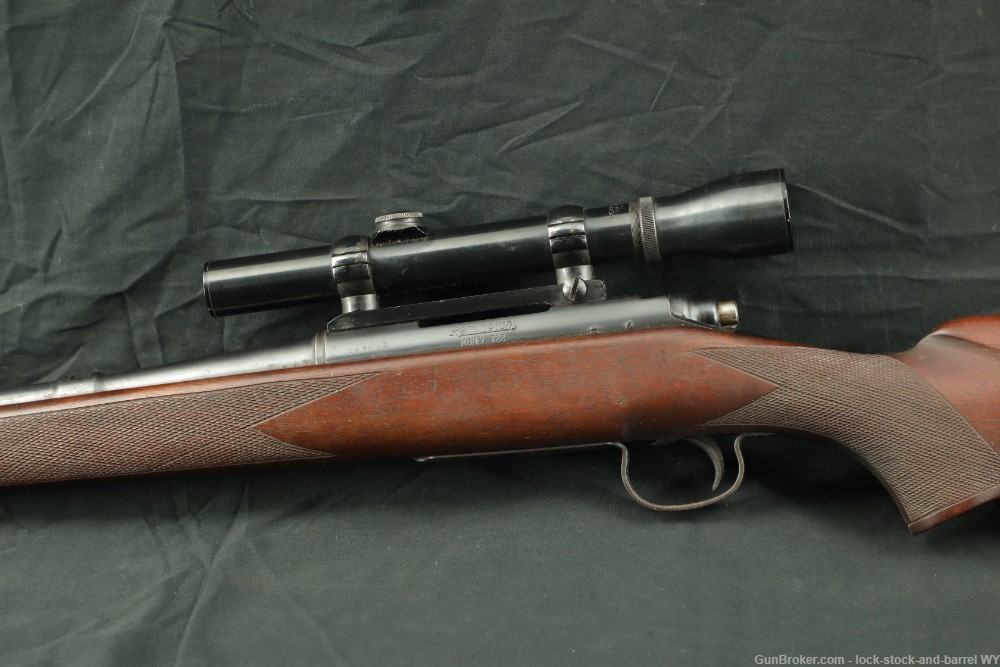 Remington Model 722 22" .222 Rem. Bolt Action Rifle & Scope, 1955 C&R-img-10