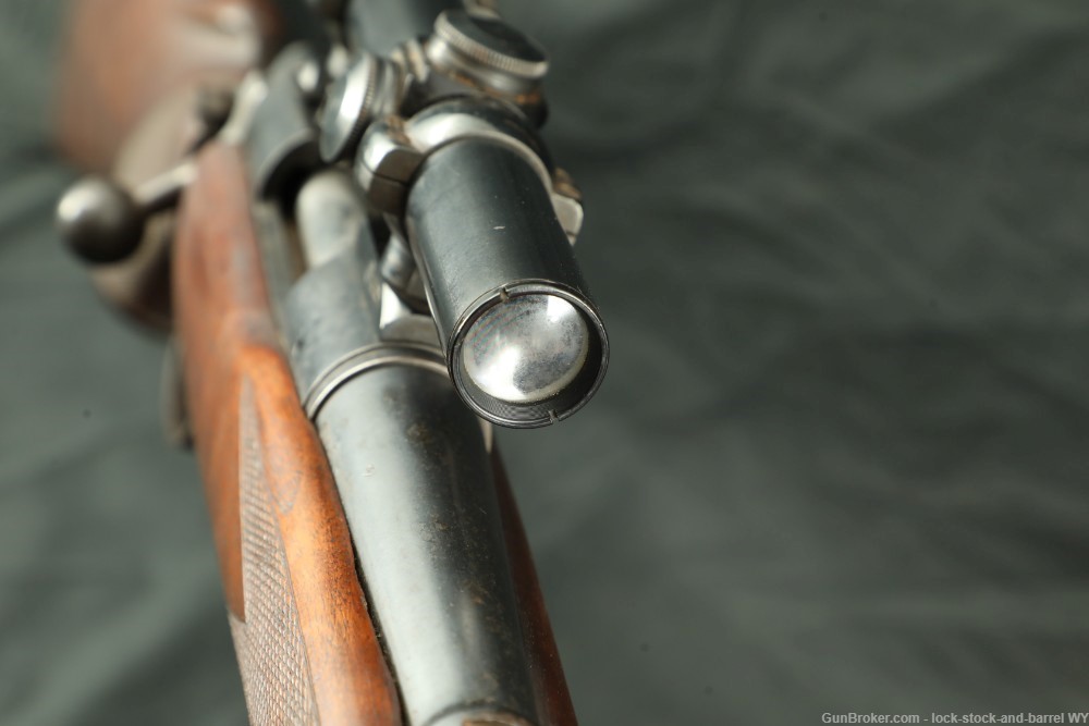 Remington Model 722 22" .222 Rem. Bolt Action Rifle & Scope, 1955 C&R-img-22