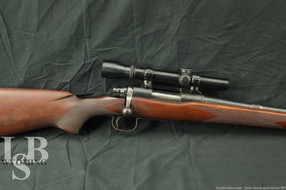 Remington Model 722 22" .222 Rem. Bolt Action Rifle & Scope, 1955 C&R-img-0