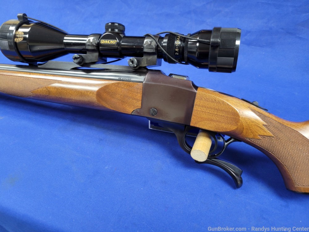 Ruger No. 1 Single Shot Rifle .22 Hornet mfg 1994 w/ Simmons Scope-img-7
