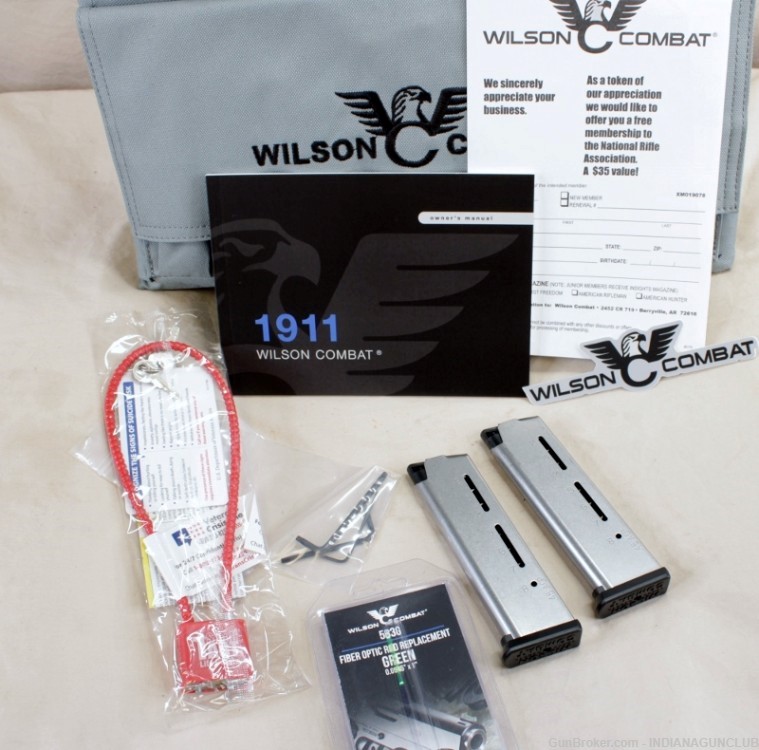 NIB WILSON COMBAT X-TAC ELITE PROFESSIONAL RAIL 45ACP 4" CASE-img-14