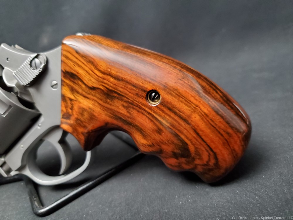 Charter Arms Bulldog Pug .44 Special Revolver Wood Grips .44 Spl-img-4