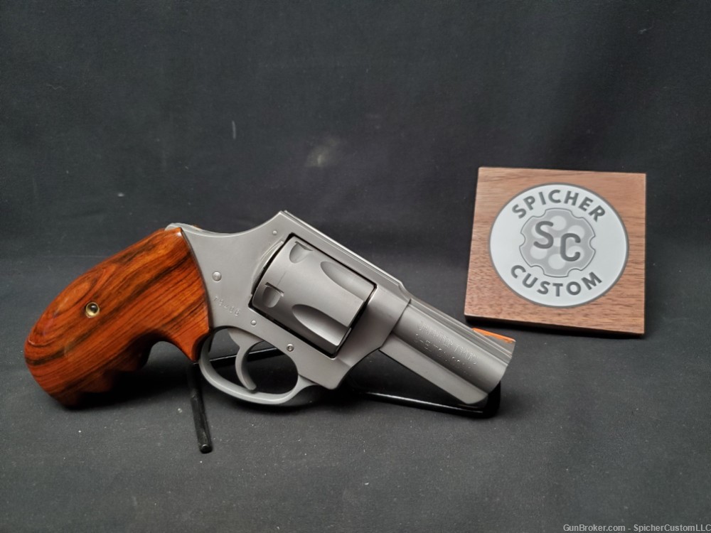 Charter Arms Bulldog Pug .44 Special Revolver Wood Grips .44 Spl-img-0