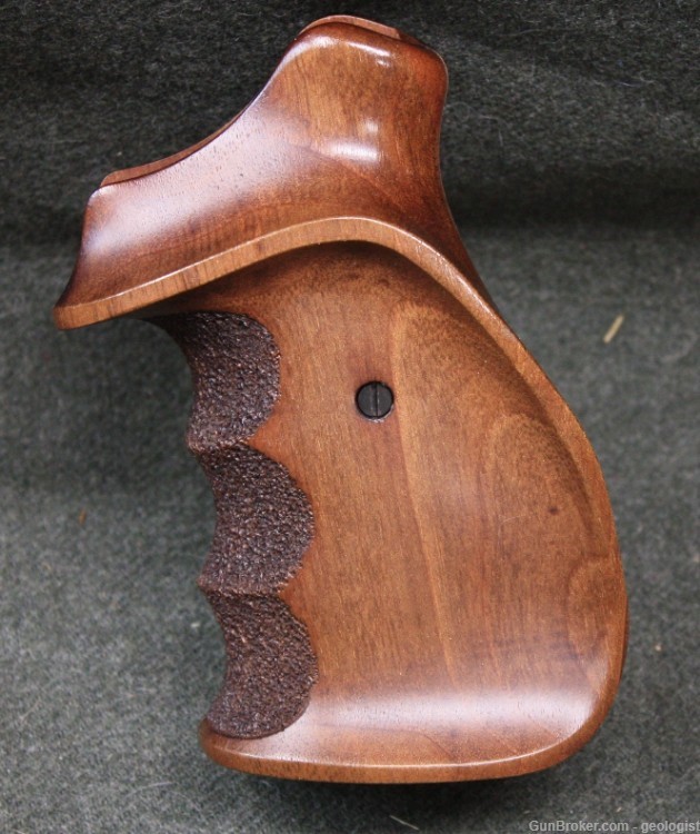 Nill S&W N-Frame Round Butt thumbrest target grips round to square -img-1