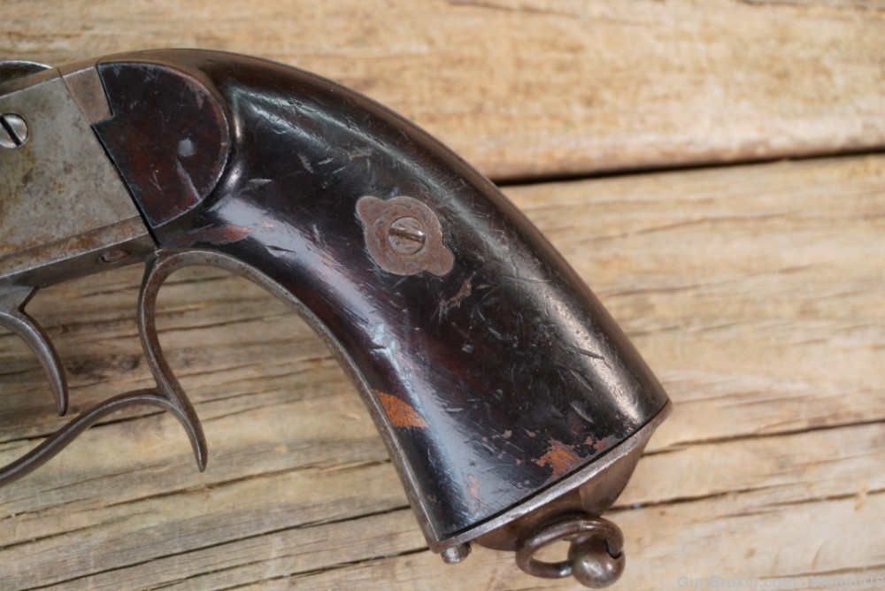Civil War Lefaucheaux 12mm Pinfire revolver French Mle 1854 1860s-img-11