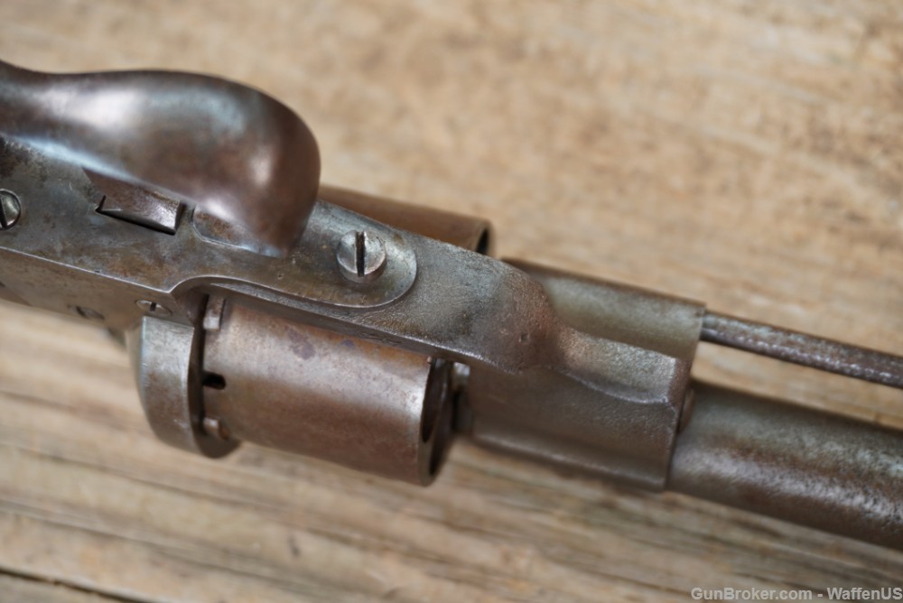 Civil War Lefaucheaux 12mm Pinfire revolver French Mle 1854 1860s-img-29