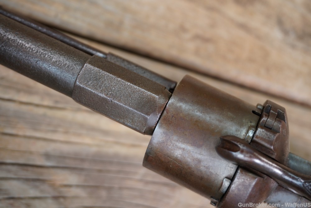 Civil War Lefaucheaux 12mm Pinfire revolver French Mle 1854 1860s-img-23