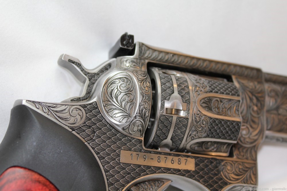Rare Collector Custom Engraved Ruger GP100 Limited Edition 357 MAG 4 Inch-img-13