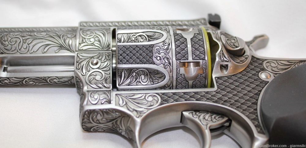 Rare Collector Custom Engraved Ruger GP100 Limited Edition 357 MAG 4 Inch-img-3