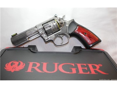 Rare Collector Custom Engraved Ruger GP100 Limited Edition 357 MAG 4 Inch