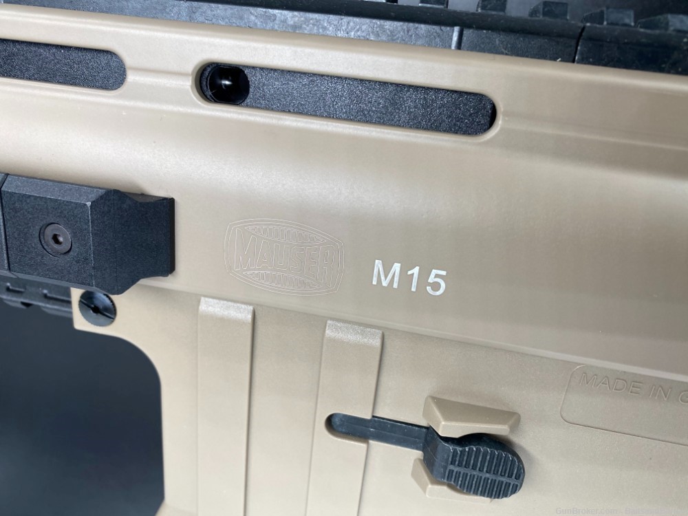 Blue Line Global MAUSER M-15 .22LR Rifle 22-Rounds - Tan, NIB 415.00.14-img-7