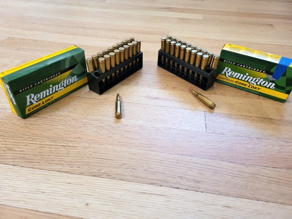 Two boxes of Remington Core-lokt .308 ammo-img-1