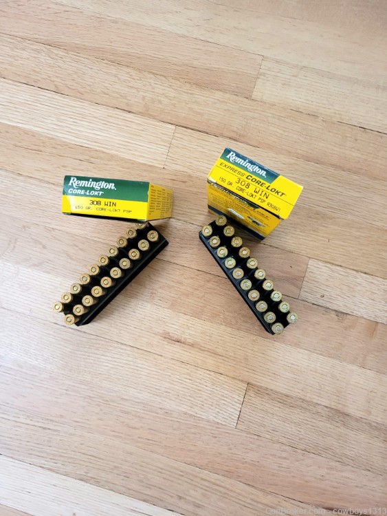 Two boxes of Remington Core-lokt .308 ammo-img-0