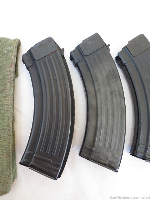 4 Romanian AK-47 Magazines + AK47 Magazine Carry Pouch-img-7