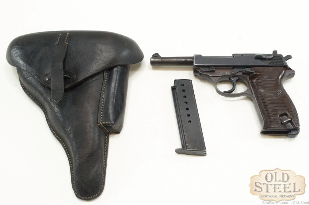 German Walther P38 9mm All Matching MFG. 1944 C&R WW2 WWII W/ Holster-img-0