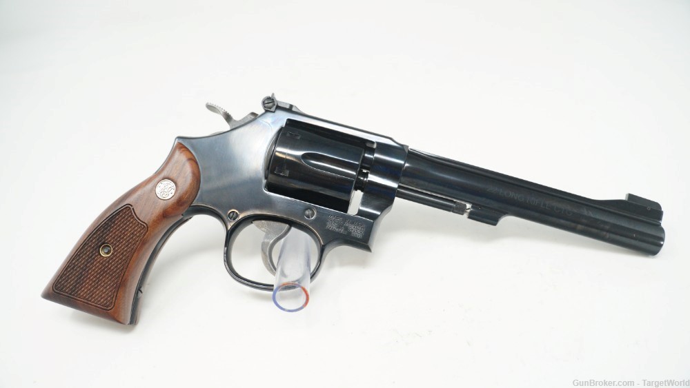 SMITH & WESSON MODEL 17 CLASSIC .22 LR 6" BLUED 6 ROUNDS (SW150477)-img-1