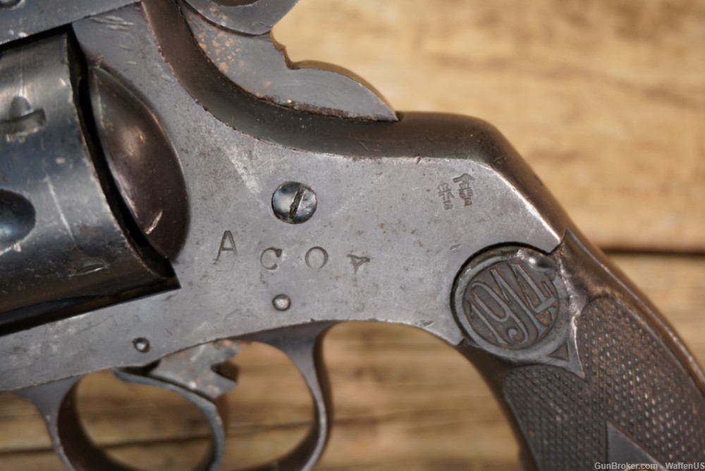 Australian .455 WW1 DA S&W Frontier revolver 1914 WW1 Spanish C&R -img-4